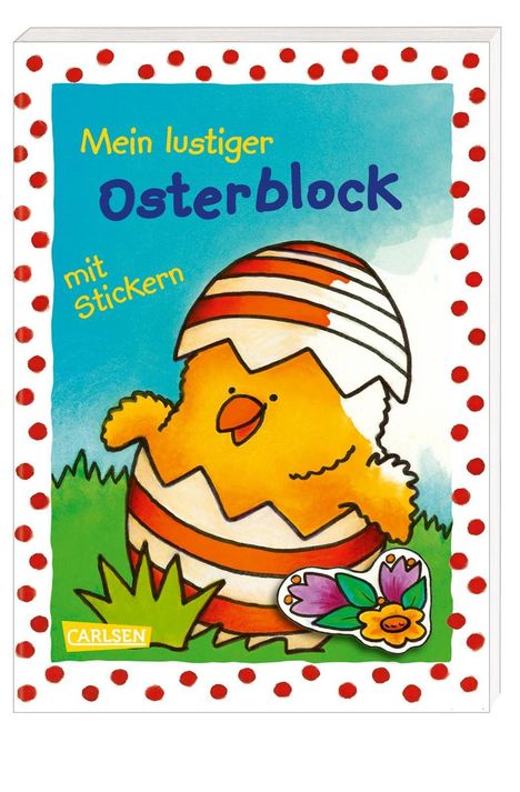 Mein lustiger Osterblock mit Stickern, Buch