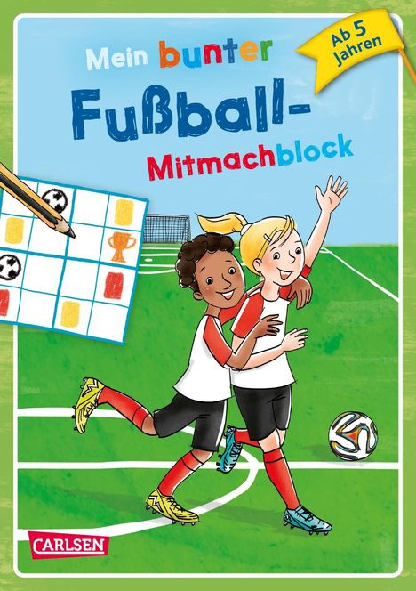 Cordula Thörner: Mein bunter Fußball-Mitmachblock, Buch