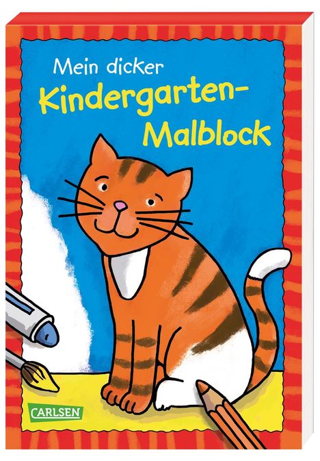 Mein dicker Kindergarten-Malblock, Buch