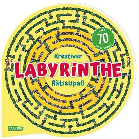Anton Poitier: Kreativer Labyrinthe-Rätselspaß, Buch