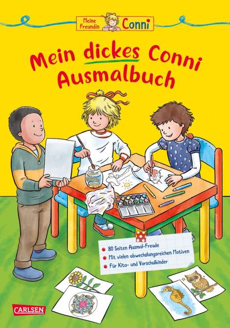Hanna Sörensen: Conni Gelbe Reihe (Beschäftigungsbuch): Mein dickes Conni-Ausmalbuch, Buch
