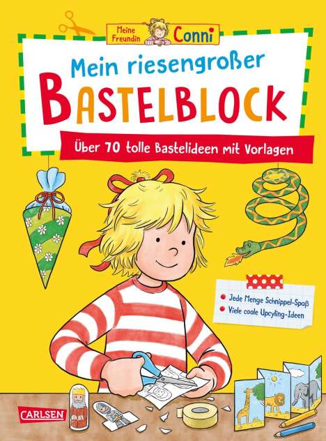 Hanna Sörensen: Conni Gelbe Reihe (Beschäftigungsbuch): Mein riesengroßer Bastelblock, Buch