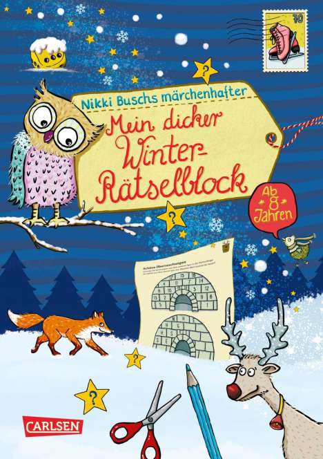 Nikki Busch: Mein dicker Winter-Rätselblock, Buch