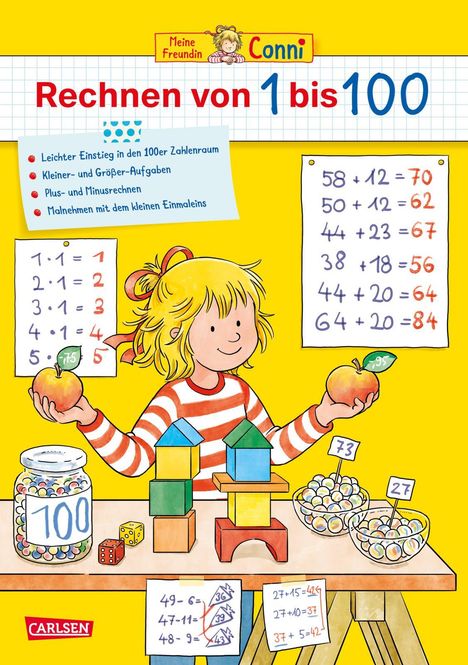 Hanna Sörensen: Conni Gelbe Reihe (Beschäftigungsbuch): Rechnen von 1 bis 100, Buch