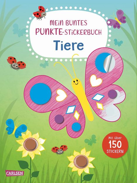 Mein buntes Punkte-Stickerbuch: Tiere, Buch