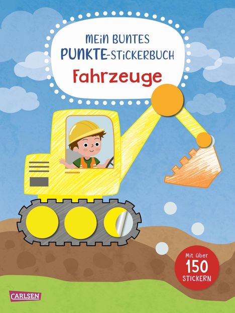 Mein buntes Punkte-Stickerbuch: Fahrzeuge, Buch