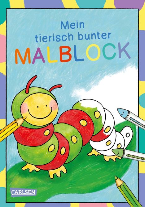 Mein tierisch bunter Malblock, Buch