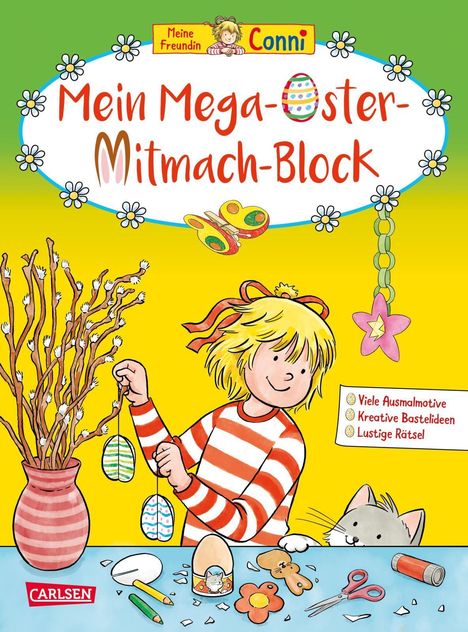 Hanna Sörensen: Conni Gelbe Reihe (Beschäftigungsbuch): Mein Mega-Oster-Mitmach-Block, Buch