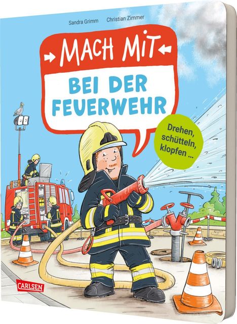 Sandra Grimm: Mach mit - Bei der Feuerwehr, Buch