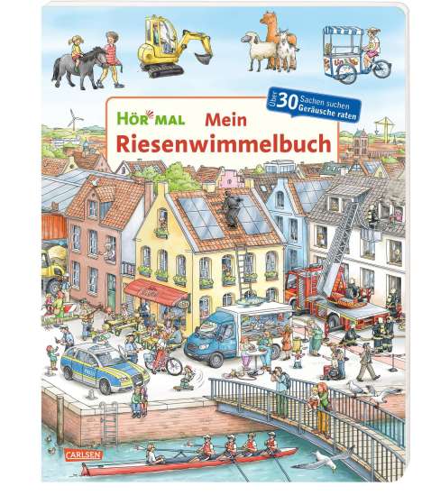 Christian Zimmer: Hör mal (Soundbuch): Mein Riesenwimmelbuch, Buch