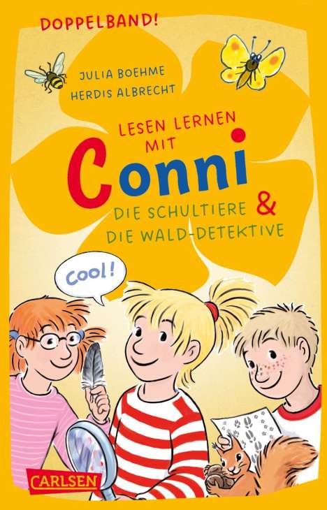 Julia Boehme: Lesen lernen mit Conni: Doppelband. Enthält die Bände: Conni und die Schultiere / Conni und die Wald-Detektive, Buch
