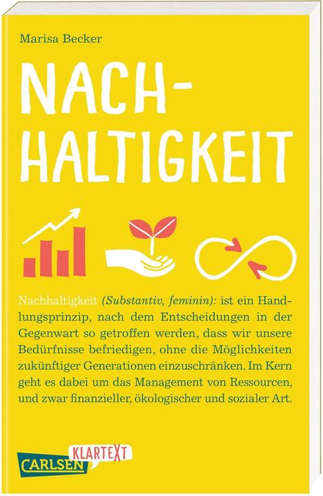 Marisa Becker: Carlsen Klartext: Nachhaltigkeit, Buch