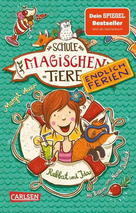 Margit Auer: Die Schule der magischen Tiere. Endlich Ferien 1: Rabbat und Ida, Buch