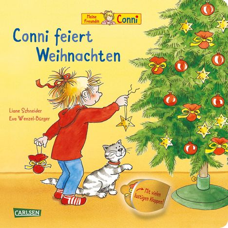 Liane Schneider: Conni feiert Weihnachten (Pappenbuch mit Klappen), Buch