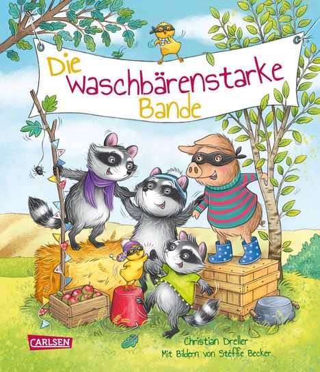 Christian Dreller: Die waschbärenstarke Bande, Buch