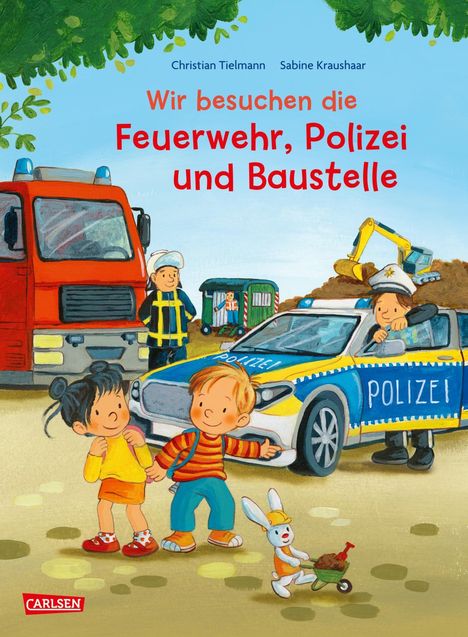 Christian Tielmann: Max-Bilderbücher: Wir besuchen die Feuerwehr, Polizei und Baustelle, Buch