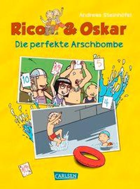 Andreas Steinhöfel: Rico &amp; Oskar (Kindercomic): Die perfekte Arschbombe, Buch