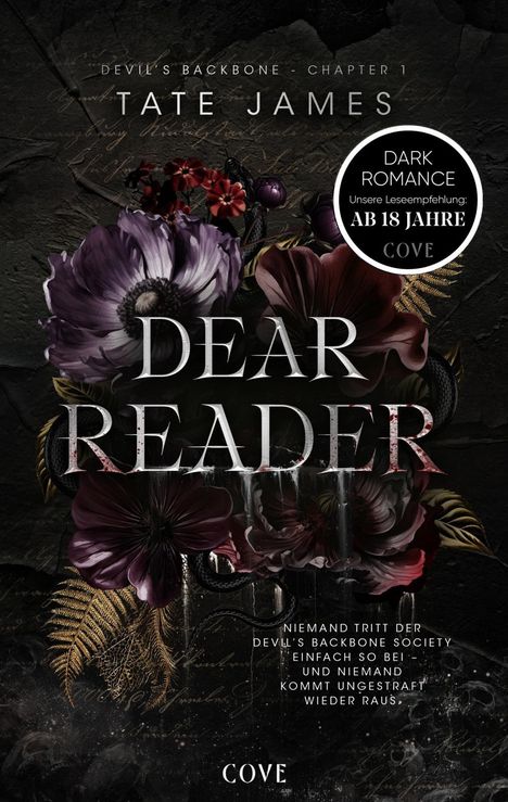 Tate James: Dear Reader (Devil's Backbone Society 1), Buch