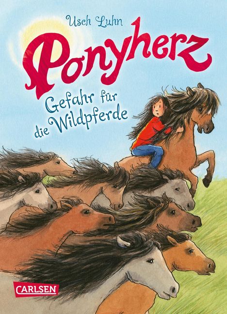 Usch Luhn: Ponyherz 19: Gefahr für die Wildpferde, Buch