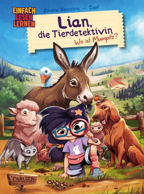 Simone Veenstra: Lian, die Tierdetektivin 1: Wo ist Mumpitz?, Buch