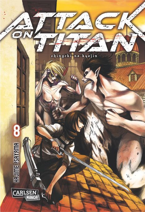 Hajime Isayama: Attack on Titan 08, Buch