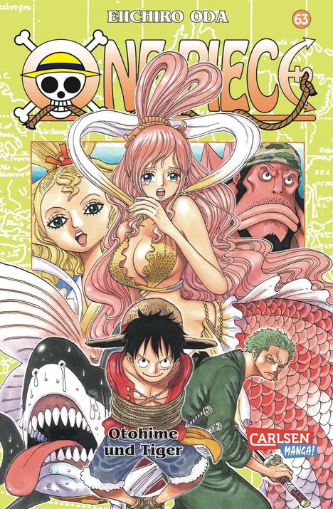 Eiichiro Oda: One Piece 63. Otohime und Tiger, Buch