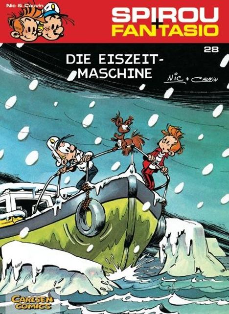 Nic Broca: Spirou und Fantasio 28. Die Eiszeit-Maschine, Buch