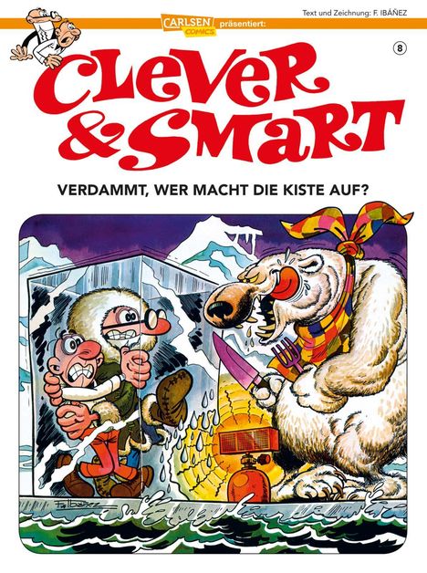 Francisco Ibáñez: Clever und Smart 8: Verdammt, wer macht die Kiste auf?, Buch