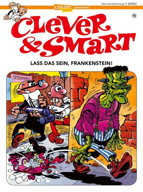 Francisco Ibáñez: Clever und Smart 15: Lass das sein, Frankenstein!, Buch