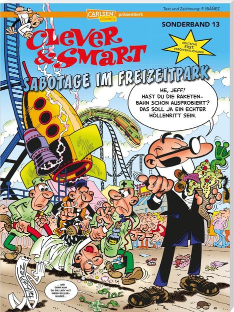 Francisco Ibáñez: Clever und Smart Sonderband 13: Sabotage im Freizeitpark, Buch