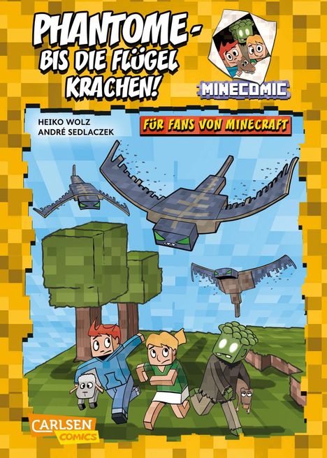 Heiko Wolz: Minecraft: Phantome - bis die Flügel krachen!, Buch