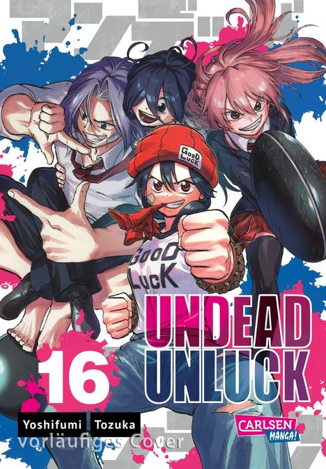 Yoshifumi Tozuka: Undead Unluck 16, Buch