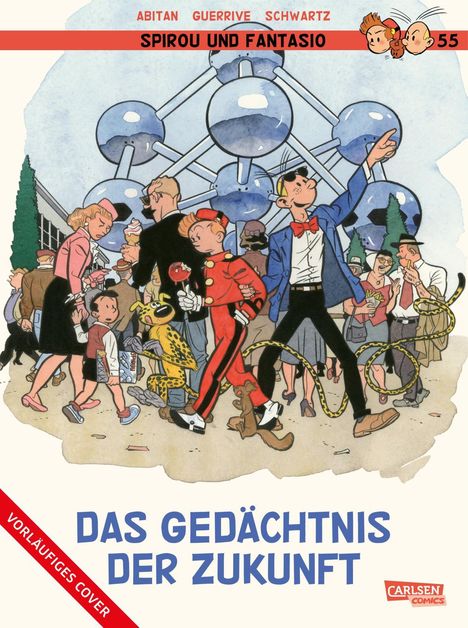 Sophie Guerrive: Spirou und Fantasio 55: Das Gedächtnis der Zukunft, Buch