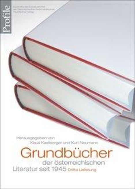Grundbücher der österreichischen Literatur. Dritte Lieferung, Buch