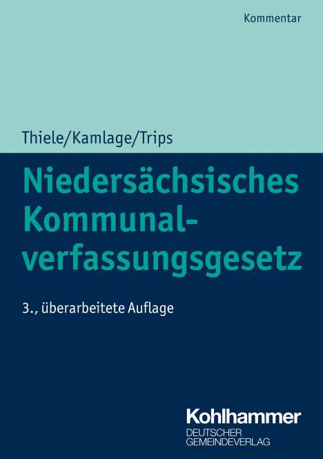 Robert Thiele: Niedersächsisches Kommunalverfassungsgesetz, Buch