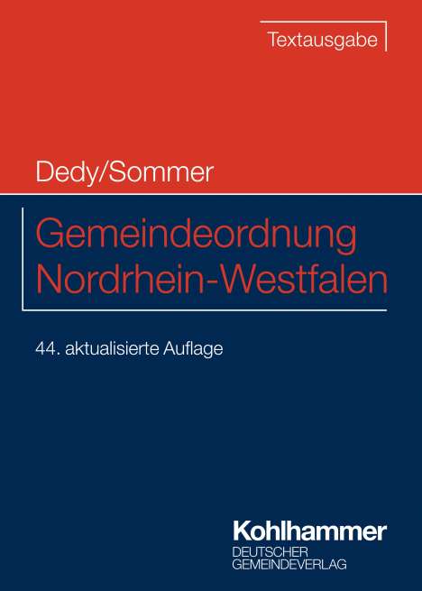 Gemeindeordnung Nordrhein-Westfalen, Buch