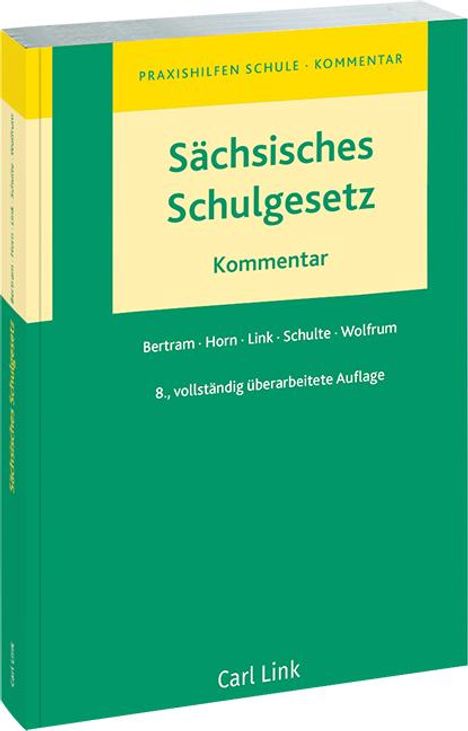 Hartmut Bertram: Sächsisches Schulgesetz, Buch
