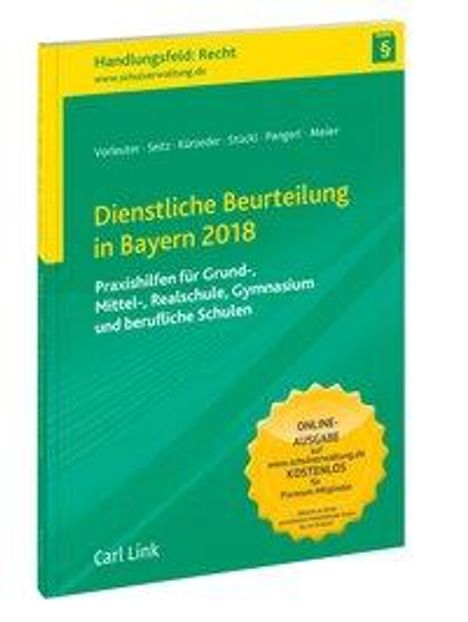 Harald Vorleuter: Dienstliche Beurteilung in Bayern 2018, Buch