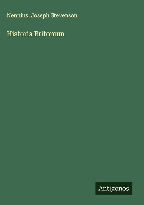 Nennius: Historia Britonum, Buch