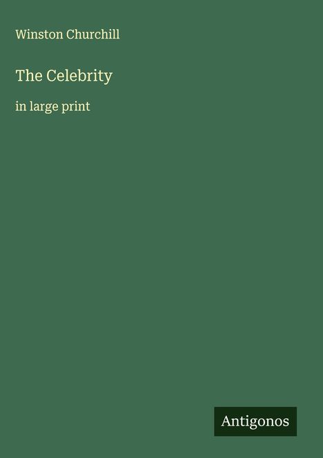 Winston Churchill: The Celebrity, Buch