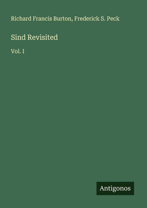 Richard Francis Burton: Sind Revisited, Buch