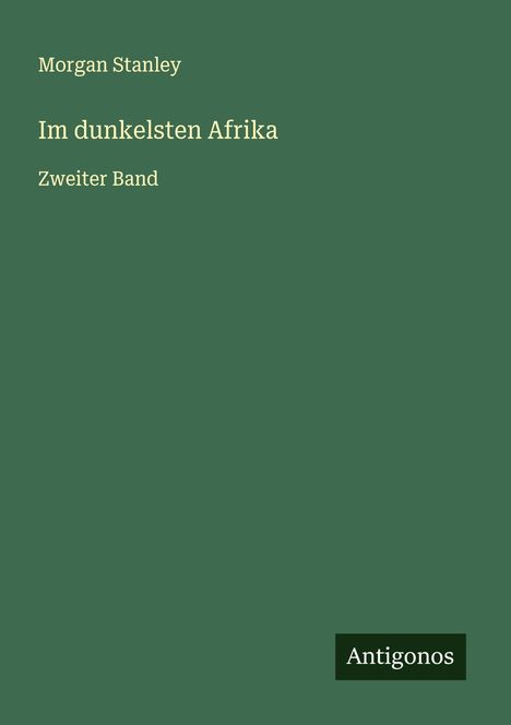 Morgan Stanley: Im dunkelsten Afrika, Buch