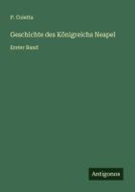 P. Coletta: Geschichte des Königreichs Neapel, Buch