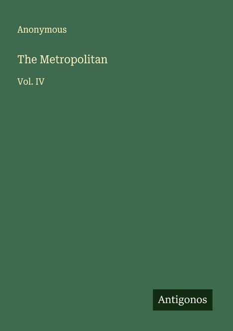 Anonymous: The Metropolitan, Buch