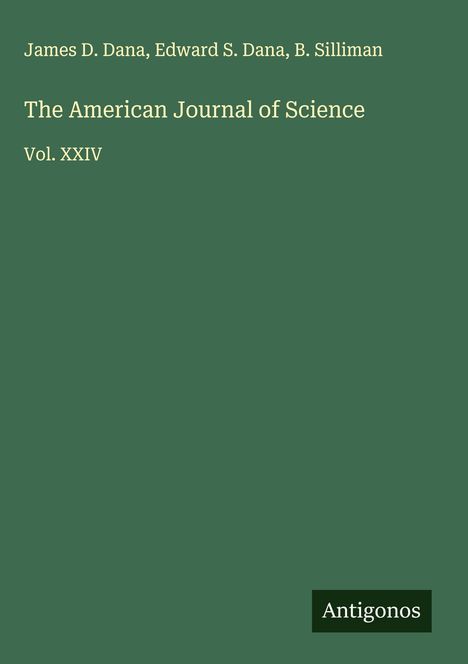 James D. Dana: The American Journal of Science, Buch