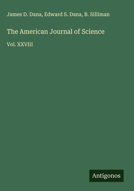 James D. Dana: The American Journal of Science, Buch
