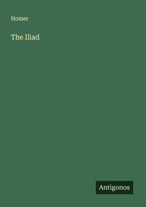 Homer: The Iliad, Buch