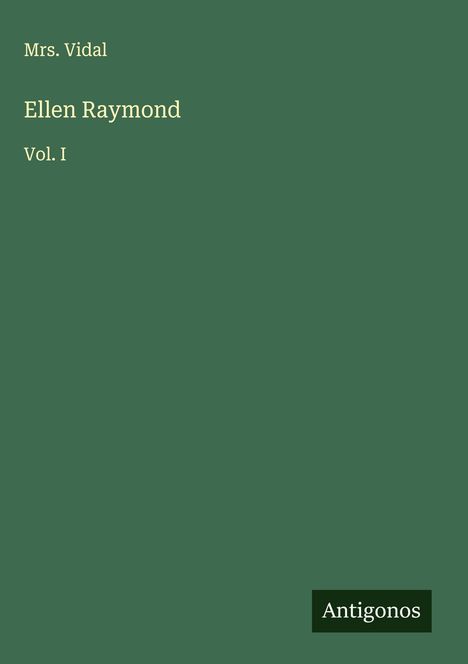 Vidal: Ellen Raymond, Buch