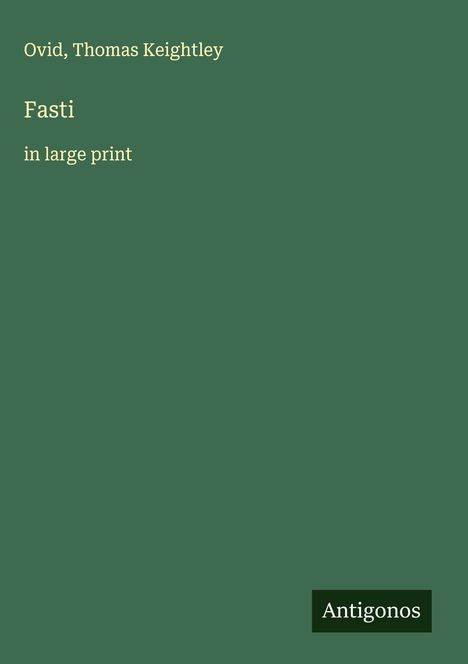 Ovid: Fasti, Buch