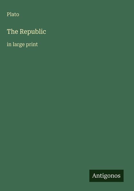 Plato: The Republic, Buch
